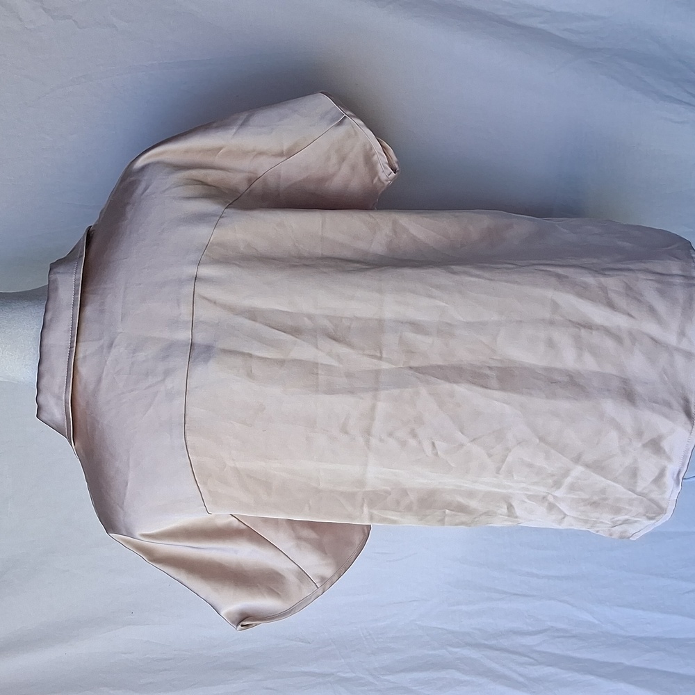 Rachel Zoe Satin Blouse in Cream - Picture 2 of 11